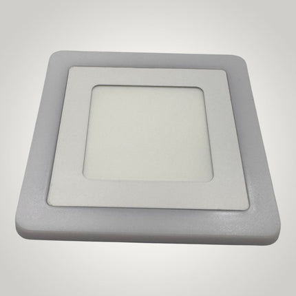 Spot LED Patrat Aplicat Doua Culori 24+12W 3000k-6500k  Trei Functii