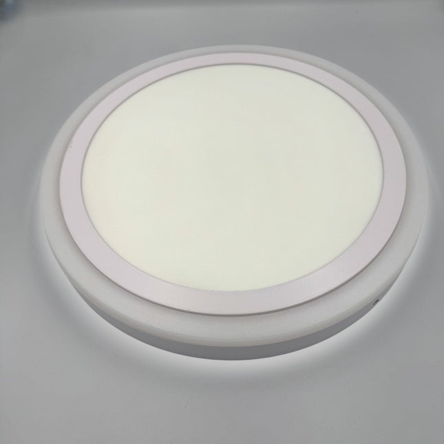Spot LED Rotund Aplicat Doua Culori  24+12W 3000k-6500k  Trei Functii