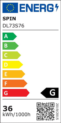 Spot LED Patrat Aplicat Doua Culori 24+12W 3000k-6500k  Trei Functii