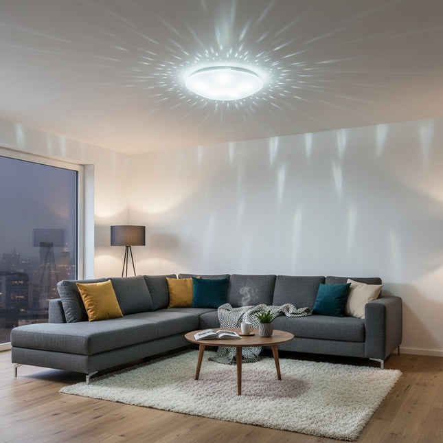 Plafoniera LED Star  fi230 13W=75W, 6500K, lumina rece