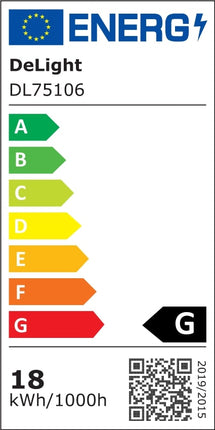 Plafoniera  Led Slim Milky 18W=160W, Ø325 mm, 6500K, lumina rece