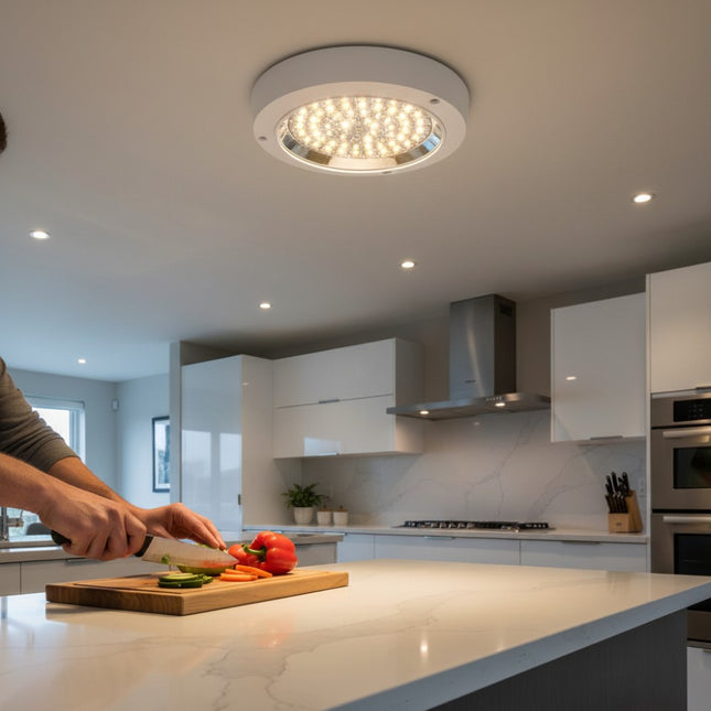 Plafoniera LED Rotunda  Pentru Bucatarie 12W 6500K