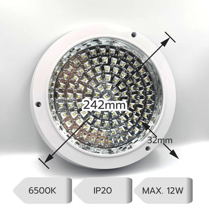 Plafoniera LED Rotunda  Pentru Bucatarie 12W 6500K