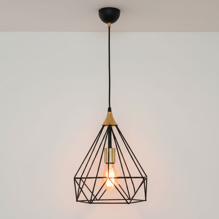 LUSTRA SUDE NEGRU 1XE27 60W