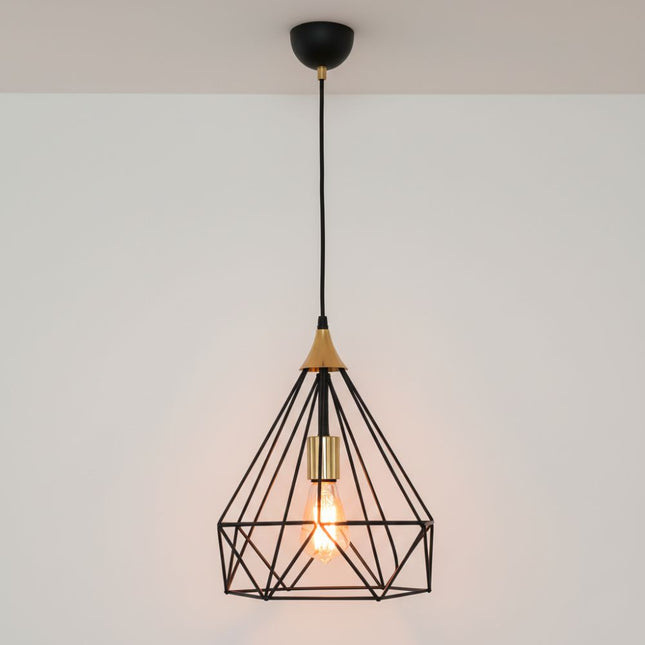 LUSTRA SUDE NEGRU 1XE27 60W