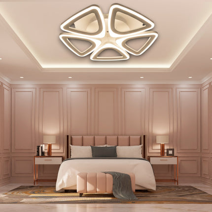 LUSTRA LED  80W CU 5 BRATE 3 CULORI+IR  470mm x 85mm