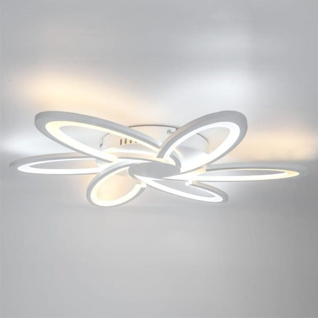 LUSTRA LED 108W CU 6 BRATE 3 CULORI 3000K/4000K/6500K + IR 700X700X100MM