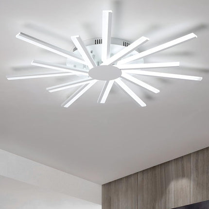 LUSTRA LED SUN  86W 3000K/4000K/6500K 7100 LM 500X500X80MM