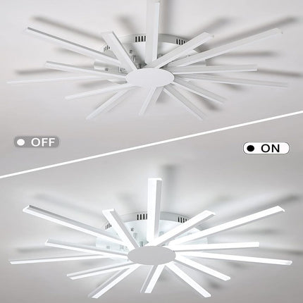 LUSTRA LED SUN  86W 3000K/4000K/6500K 7100 LM 500X500X80MM
