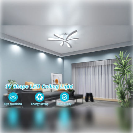 LUSTRA LED  40W CU 6 BRATE 3 CULORI+IR 610x90mm