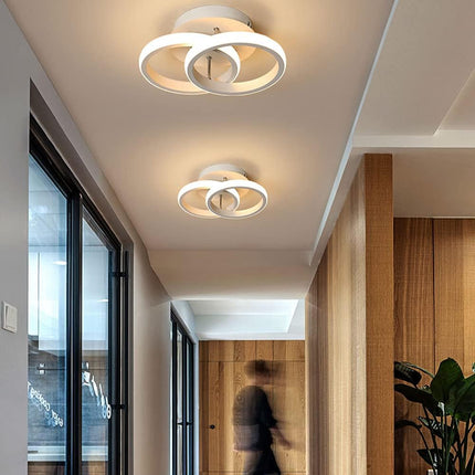 LUSTRA LED CERCURI 35W CU 2 BRATE 3 CULORI+IR 400mm x 100mm