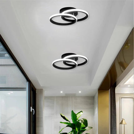LUSTRA LED CERCURI 35W CU 2 BRATE 3 CULORI+IR 400mm x 100mm