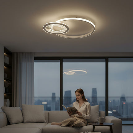 PLAFONIERA LED PERSEUS 67W/4700LM 3 CULORI+IR 480MM