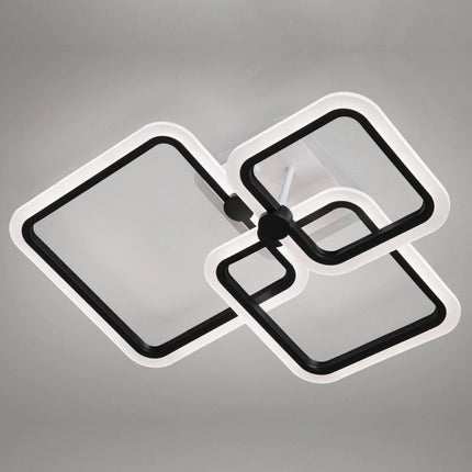 LUSTRA LED LIVING 80W CU 3 BRATE 3 CULORI+IR  580x150mm