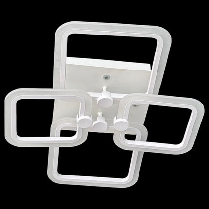 LUSTRA LED PATRATE 80W CU 4 BRATE 3 CULORI+IR 600x120mm