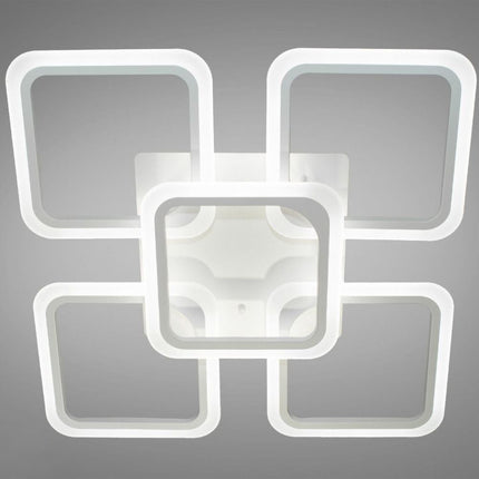 LUSTRA LED PATRATE 104W CU 5 BRATE 3 CULORI+IR 610x90mm