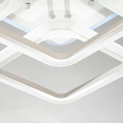 LUSTRA LED PATRATE 104W CU 5 BRATE 3 CULORI+IR 610x90mm