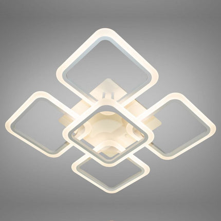 LUSTRA LED PATRATE 104W CU 5 BRATE 3 CULORI+IR 610x90mm