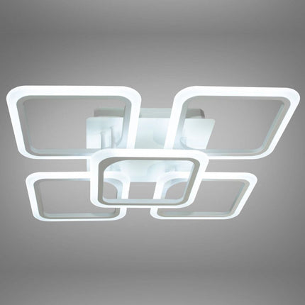 LUSTRA LED PATRATE 104W CU 5 BRATE 3 CULORI+IR 610x90mm