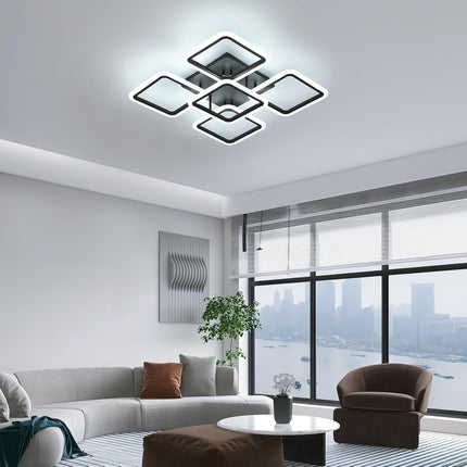 LUSTRA LED PATRATE 104W CU 5 BRATE 3 CULORI+IR 610x90mm