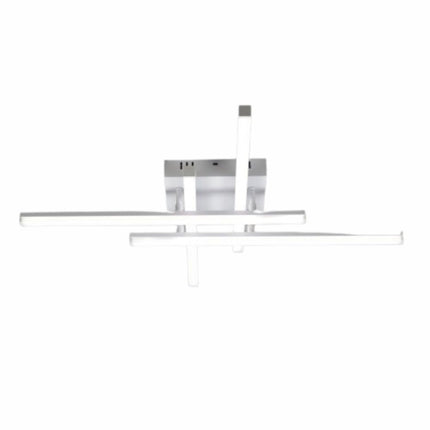 LUSTRA LED AXIS ALB 4 BRATE 50W 4580LM 700*700*100MM