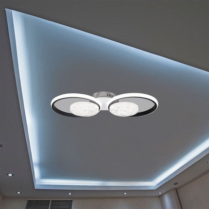 LUSTRA LED EDERA 4 CERCURI 60W 5000LM 3000K-6500K 560*260*75MM