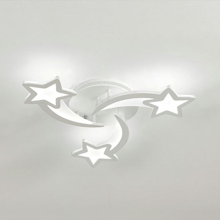 Lustra led dimabila STEA 62W cu 3 brate 3 CULORI+IR