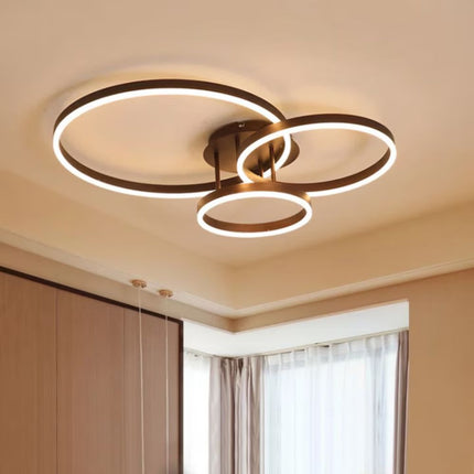 Lustra Led Dione 85w/4500lm 3000k/4000k/6500k cu Telecomanda 200+300+400mm