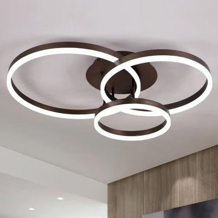Lustra Led Dione 85w/4500lm 3000k/4000k/6500k cu Telecomanda 200+300+400mm