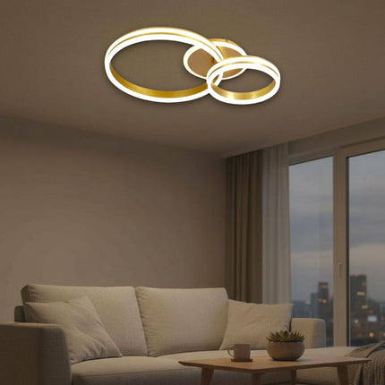 Lustra Led Hydra 150w/9200lm 3000k/4000k/6500k cu Telecomanda 300+500mm
