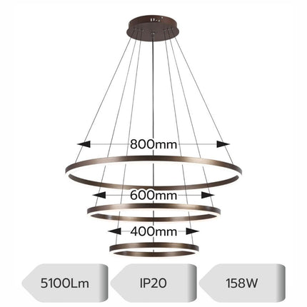 LUSTRA LED CALLISTO PE CABLU AJUSTABILA 150W/9800LM/3000K/4000K/6500K + IR 400mm x 600mm x 800mm
