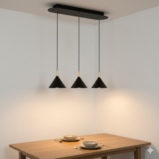 Lustra led Gemini cafenie 24W/1900LM 3000K-6500K
