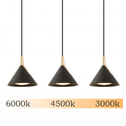 Lustra led Gemini cafenie 24W/1900LM 3000K-6500K