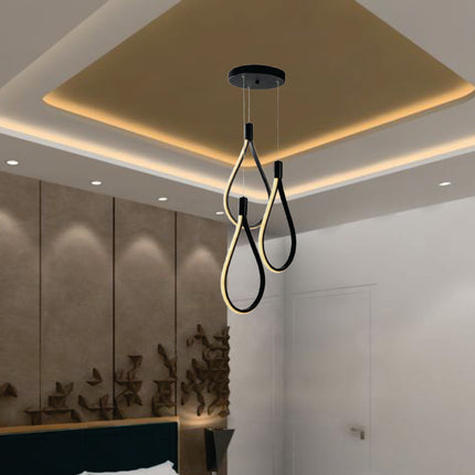 CANDELABRU LED TREND NEGRU 72W/5760lm 3000K-6500K