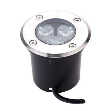 Spot LED RGB pardoseala 3W=15W, Ø80mm
