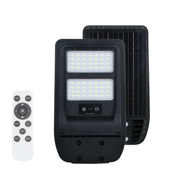 Corp Stradal cu sensor de miscare,panou solar monocristalin integrat si telecomanda -  60W/6500k