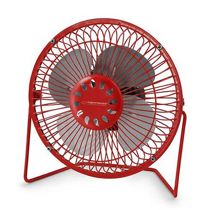 Ventilator USB cu suport rosu