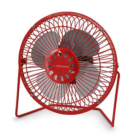 Ventilator USB cu suport rosu
