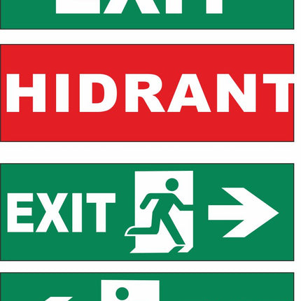 Autocolant Lampa Exit 16 Led