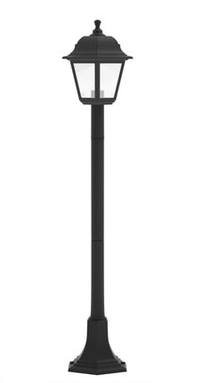 STALP ILUMINAT EXTERIOR NEGRU 230V/40W/1*E27/IP44 1200X185X190mm