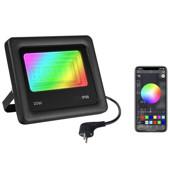 Proiector RGBW bluetooth 20W 40W - Iluminat LED