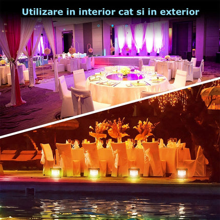 Proiector RGBW bluetooth 20W 40W