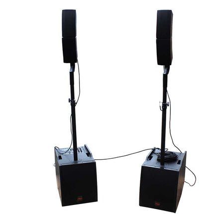 Sistem audio profesional 2+2 USB/SD/BT 2x100W Alien