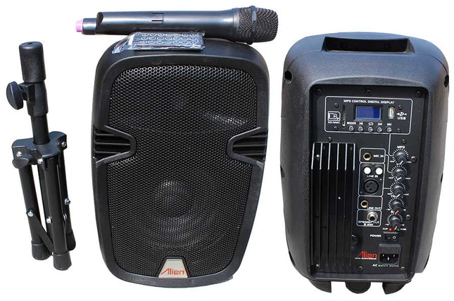 Incinta acustica activa 8inch ABS 2108AMS USB/SD/FM/BT Alien