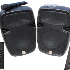 Set 2 boxe ABS 10inch 2110 USB/SD/FM/BT Alien