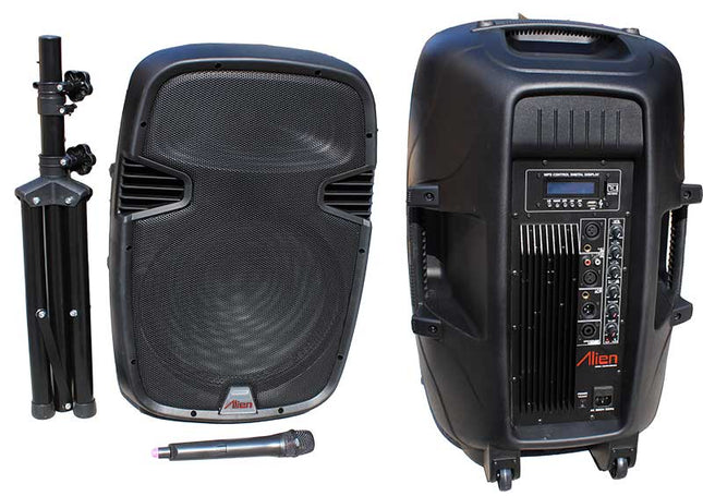 Incinta acustica activa 12inch ABS 2112AMS USB/SD/FM/BT Alien