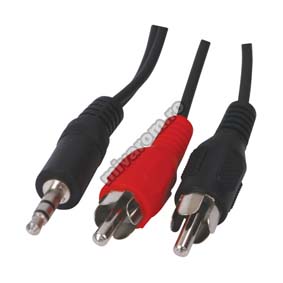 Cablu jack 3,5mm la 2RCA 10m