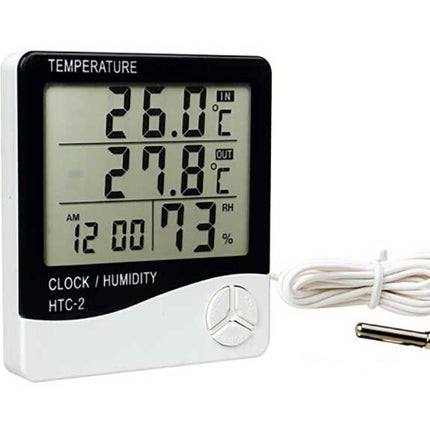 Ceas Alarma Termometru cu higrometru HTC-2