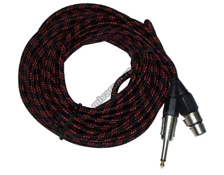 Cablu microfon jack6.3mm - Canon mama 5m panzat