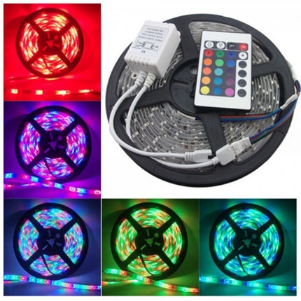 Kit Banda LED RGB cu Telecomanda 60 LED/m 10W/m 12V